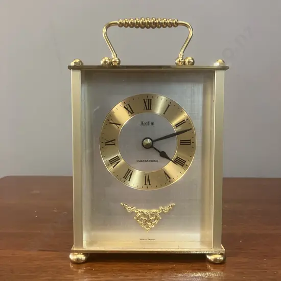 Viintage Acctim  Quartz-Chime Carriage Clock Made in Germany