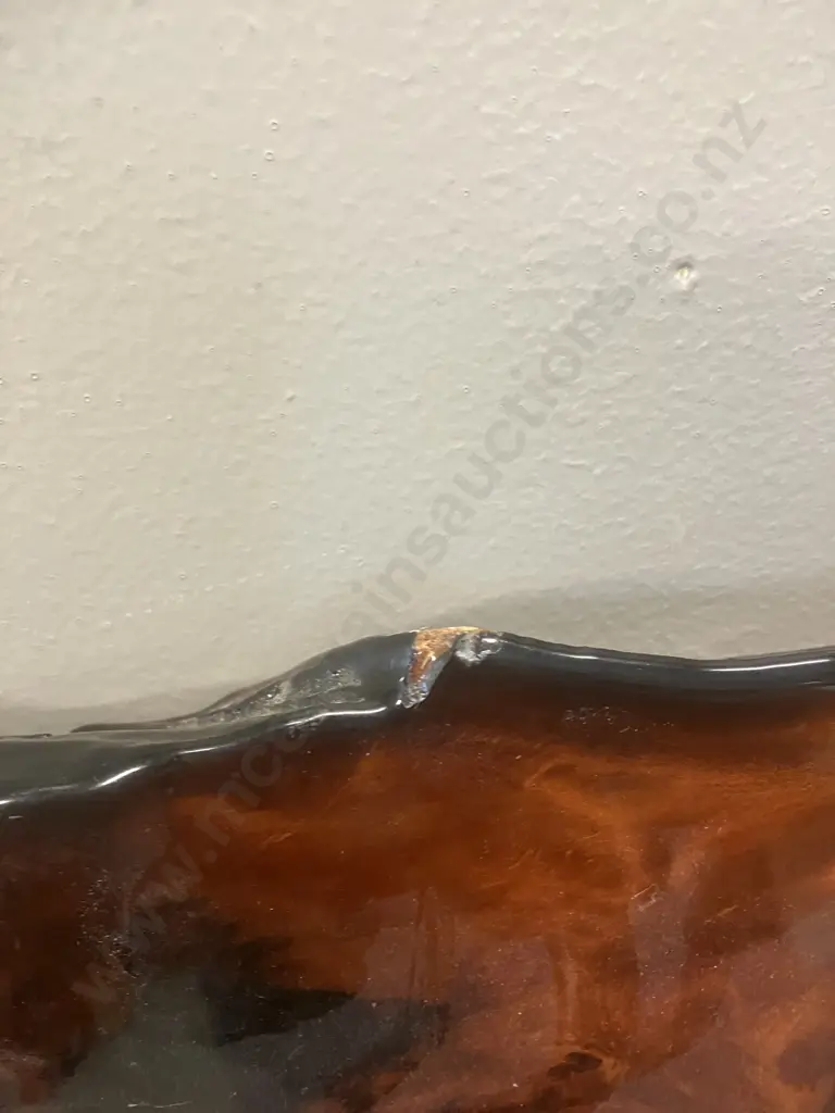 New Zealand Swamp Kauri Clock - Dorma Villa Productions. 44 x 43.5cm Image 1++