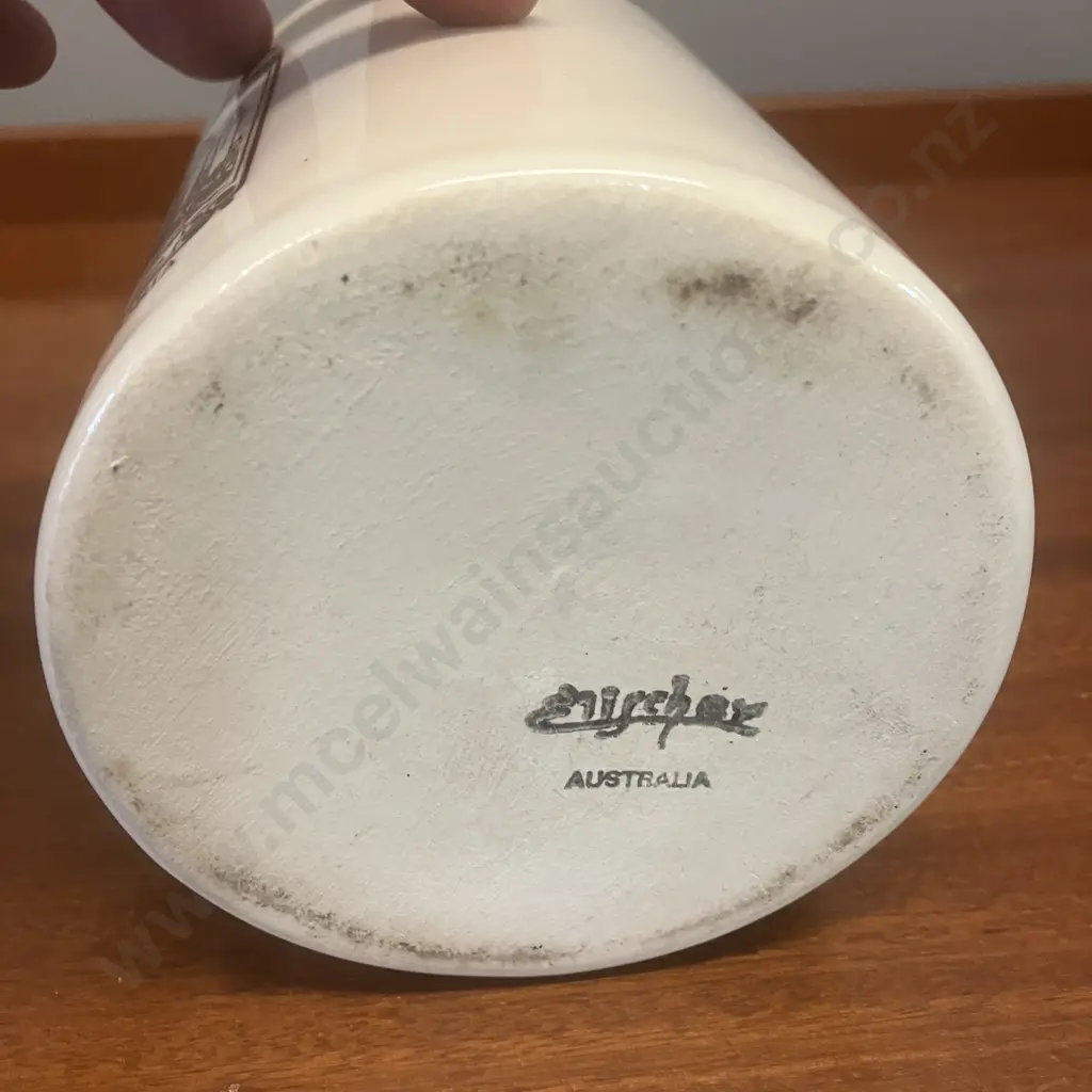 Vintage Victoria Boxer Assn 'Seefeld Picasso International Champion' Tawny Port Stoneware Jug Image 1++