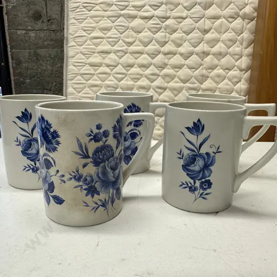 Port Merion Demitasse Coffee Mugs x 5