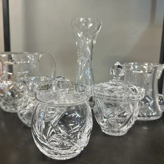 Selection Of Crystal Items Including Webb Corbett, Julia Etc