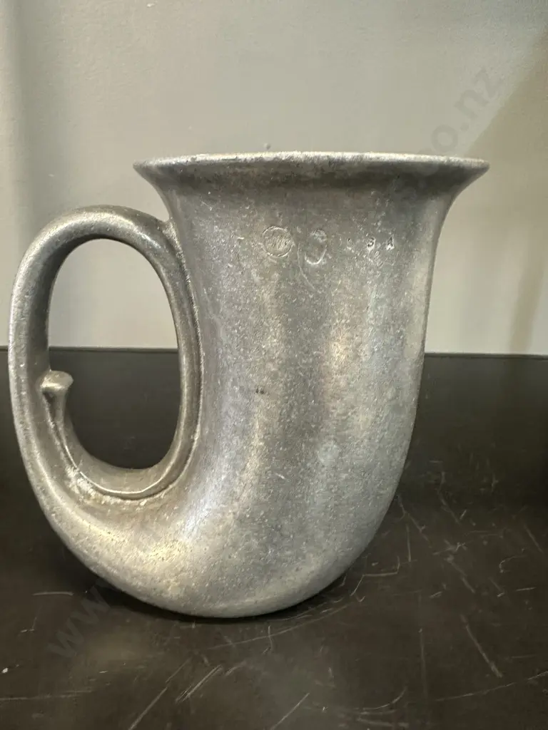 Vintage Wilton Armetale Michelob Pewter French U.S.A Horn Beer Stein Image 1++