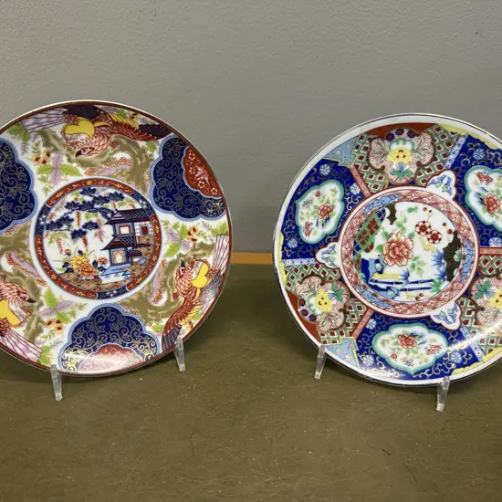 Small Imari Ware Plates x2