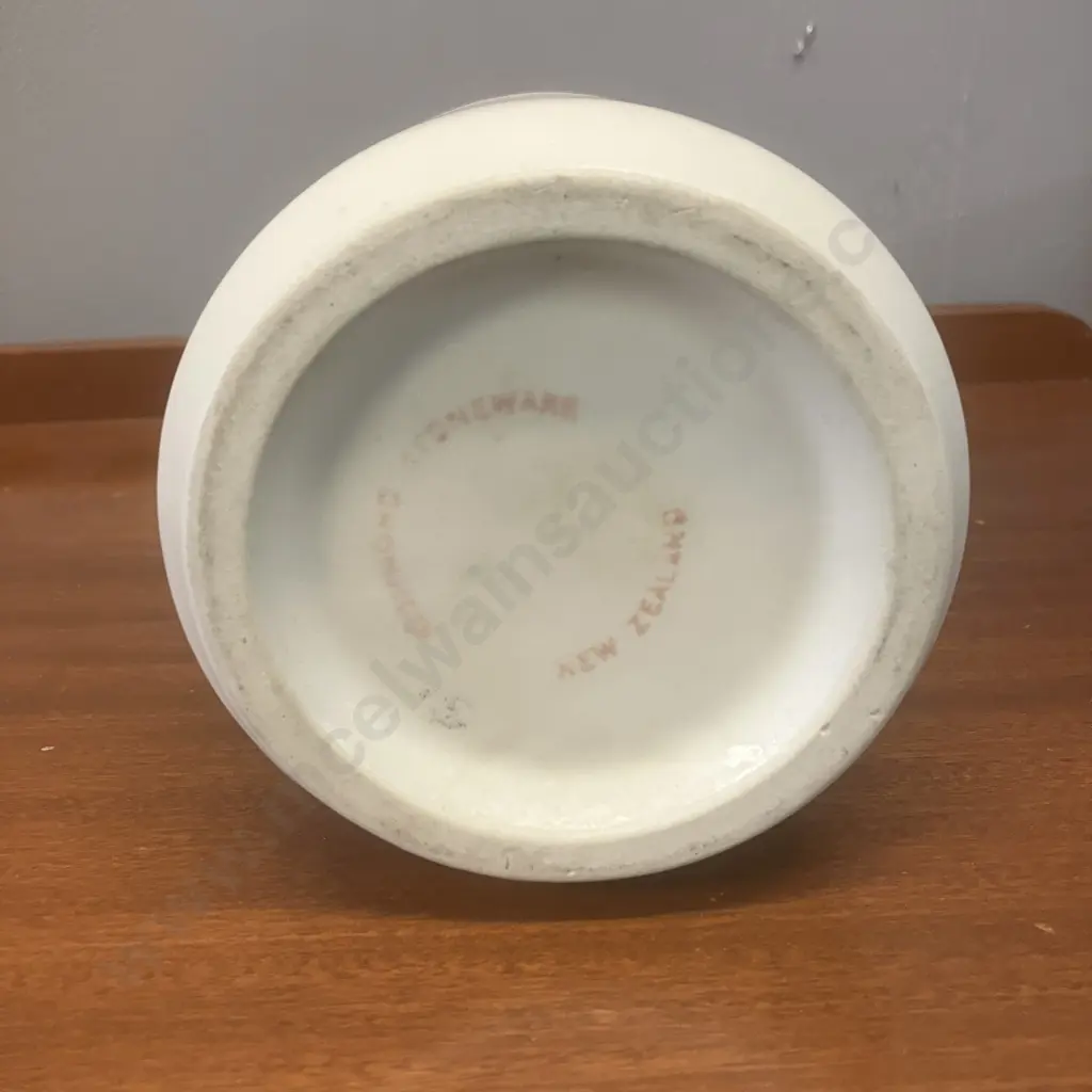 Vintage Collectable 'Riverlea Estate Wines' Stoneware Wine Carafe. H23cm Image 1++