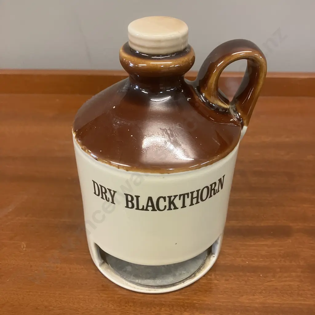 Vintage Taunton Dry Blackthorn Cider Stoneware Jug Pump Head Display. H16cm Image 1++