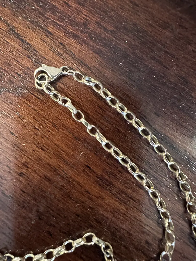 9ct Gold 49cm Cable Chain - 9K Stamped On Clasp Image 1++