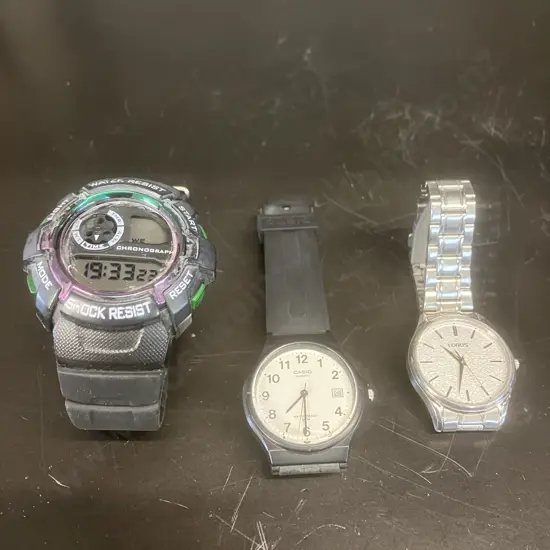 Casio MW-59 Womans Analogue Watch, Lorus Watch, G-Shock Looking Watch
