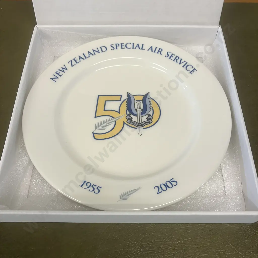 SAS 50th Anniversary Commemoration Plate - New Zealand Special Air Service 1955 - 2005 Image 1++