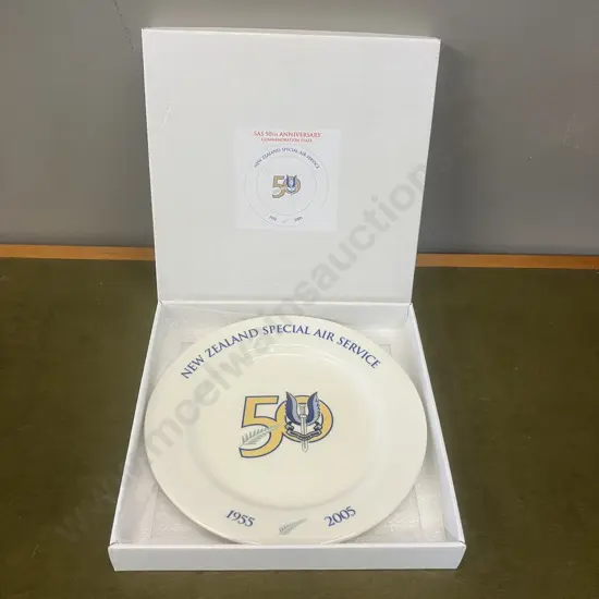 SAS 50th Anniversary Commemoration Plate - New Zealand Special Air Service 1955 - 2005