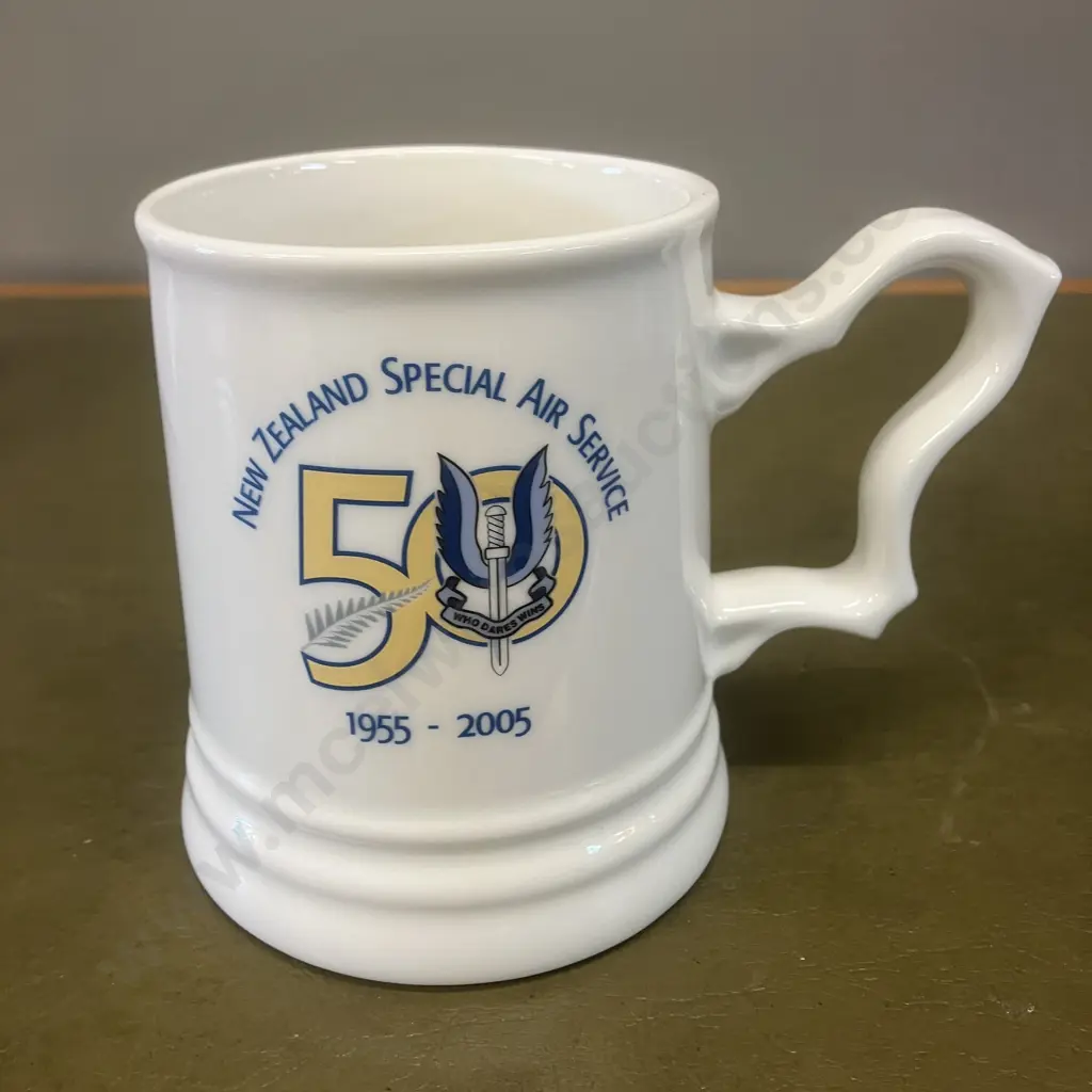 SAS 50th Anniversary Beer Mug - New Zealand Special Air Service 1955 - 2005 Image 1++