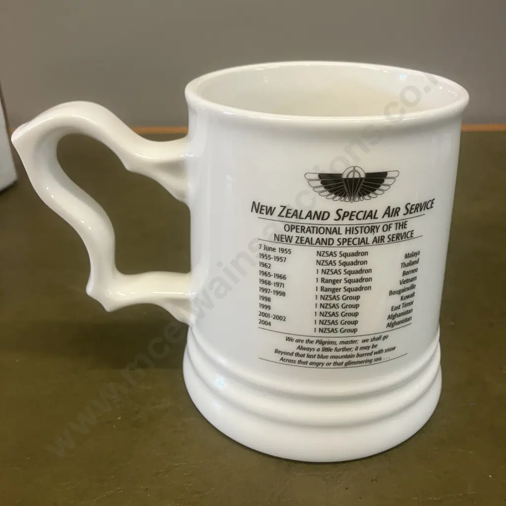 SAS 50th Anniversary Beer Mug - New Zealand Special Air Service 1955 - 2005 Image 1++