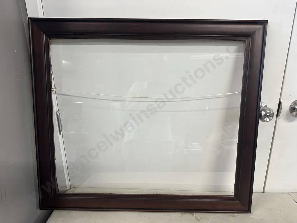 Western Australian Jarrah Wooden Frame With Glass. 66 x 76cm Image 1++