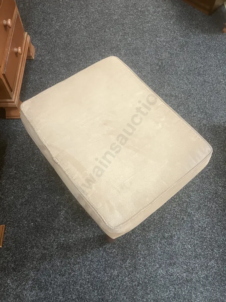 Vintage Kauri? Nine Drawer Kneehole Dressing Table With Wrap Around Mirrors & Stool. H156.5 W160 D49.5cm Image 1++