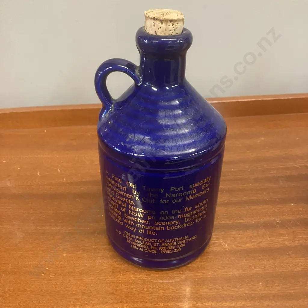 Beenleigh Rum Liqueur x 2 & Narooma Ex-Servicemens Club Tawny Port Stoneware Jugs Image 1++