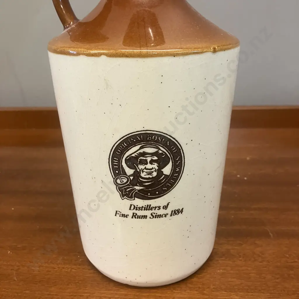 Beenleigh Rum Liqueur x 2 & Narooma Ex-Servicemens Club Tawny Port Stoneware Jugs Image 1++