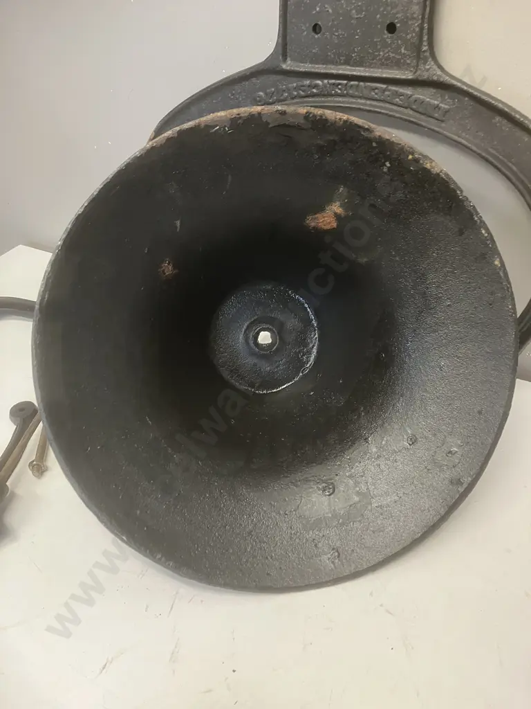 Vintage Independence 1776 Cast Iron Bell With Mounting Cradle and Rocking Arm - Bell Diameter 35cm Image 1++