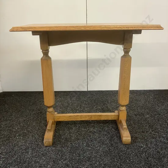 New Zealand Oak Refectory Table (Top Split). H65 W68 D37.5cm