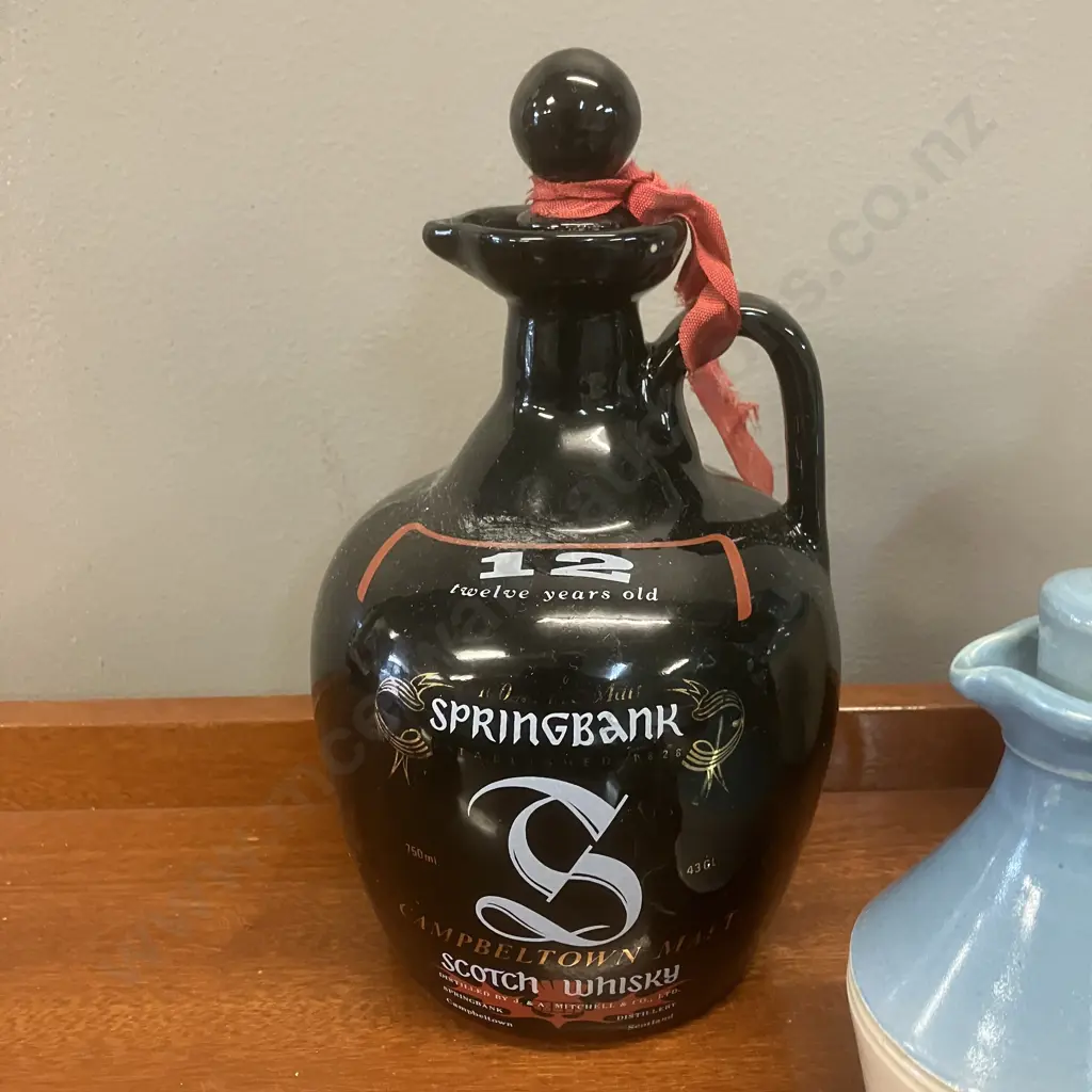 Springbank, Churtons, QE2, Ballantines Etc Whisky Jugs Image 1++