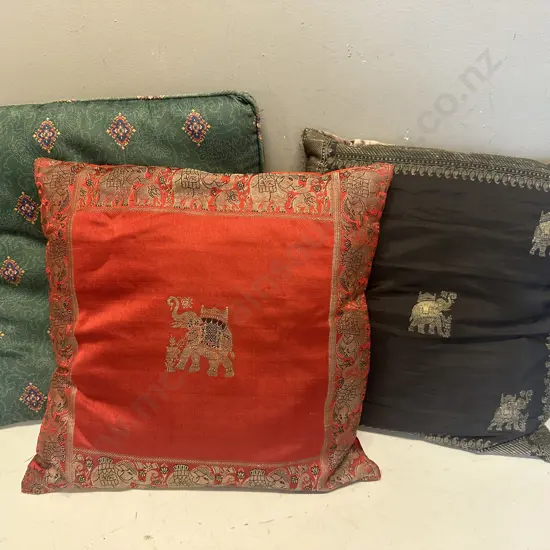 Vintage Cushions Including Elephant Themed