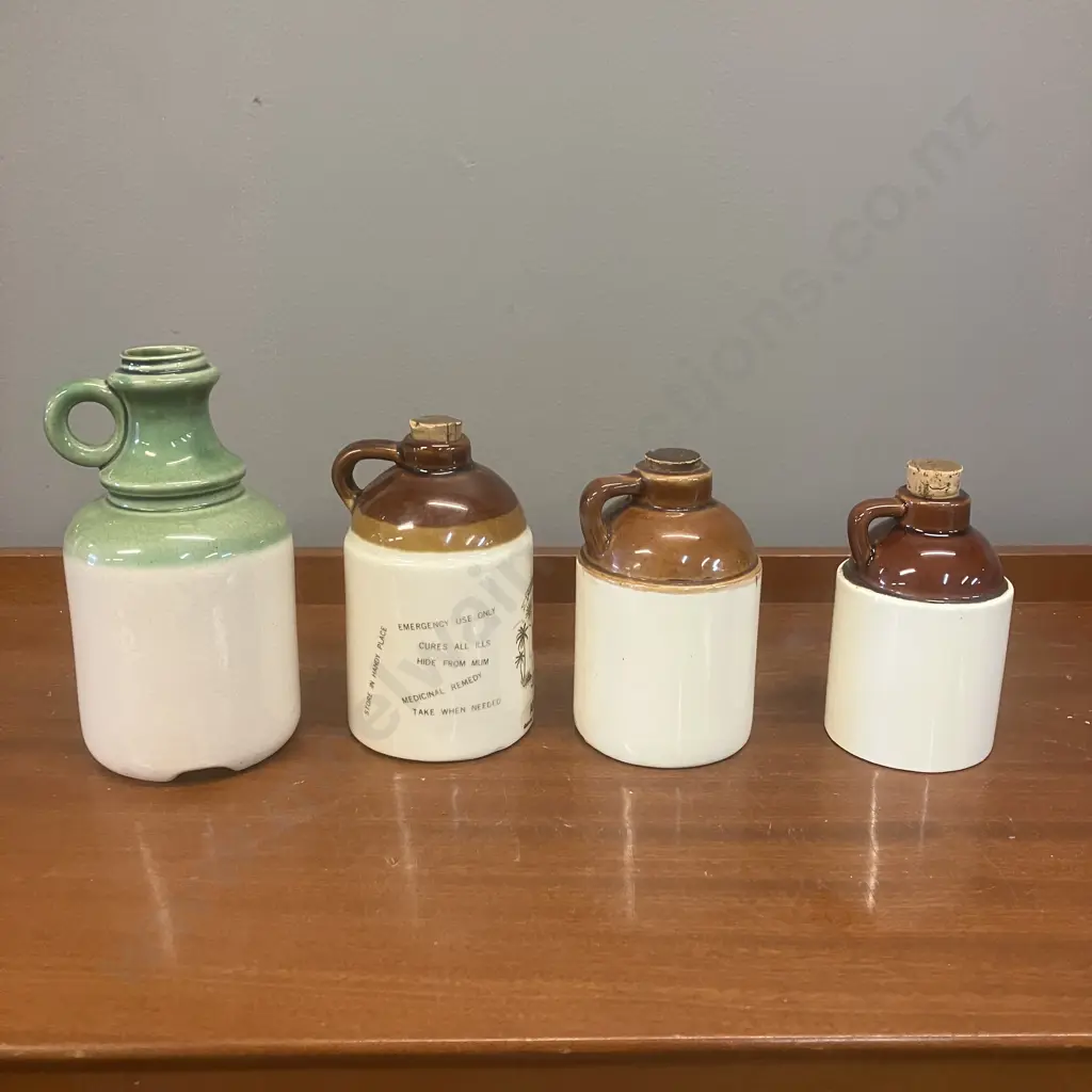 Lot of Four Whisky Jugs Image 1++