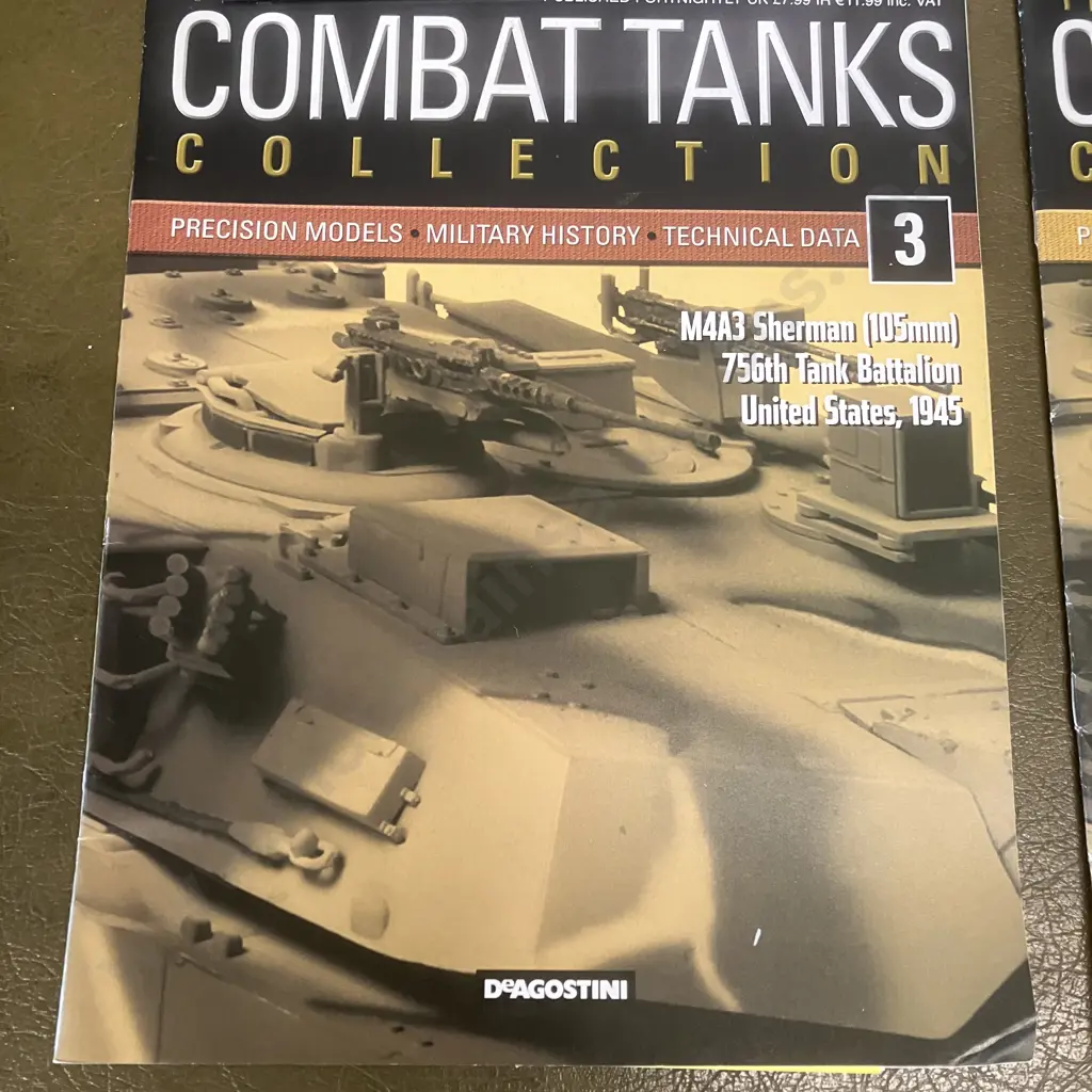 The Combat Tanks Collection #1. 2, 3 Magazines With Model Tanks, Ring Binder Etc Image 1++