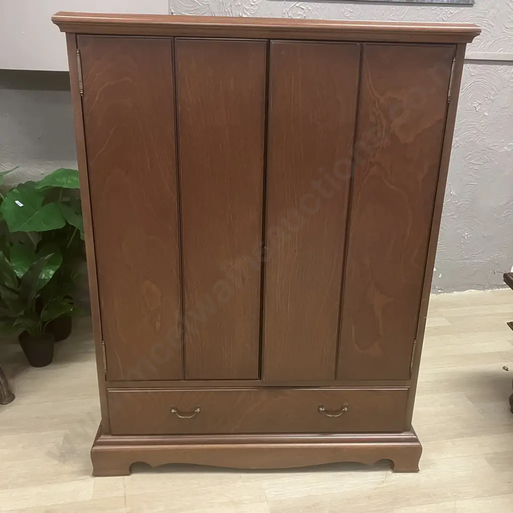 Mahogany 6 Drawer Storage Cabinet. H111 W84 D56cm Image 1++