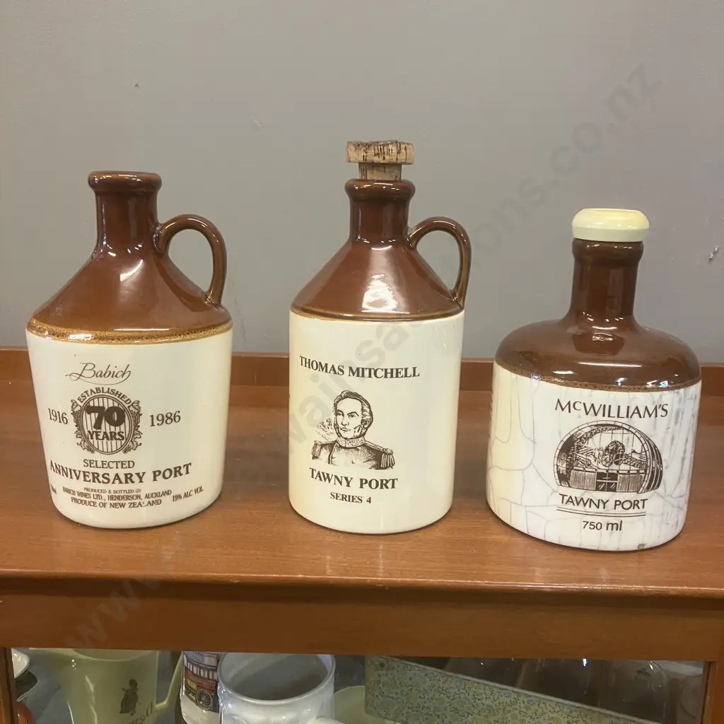 Vintage Babich, Thomas Mitchell & McWilliams Port Jugs Image 1++
