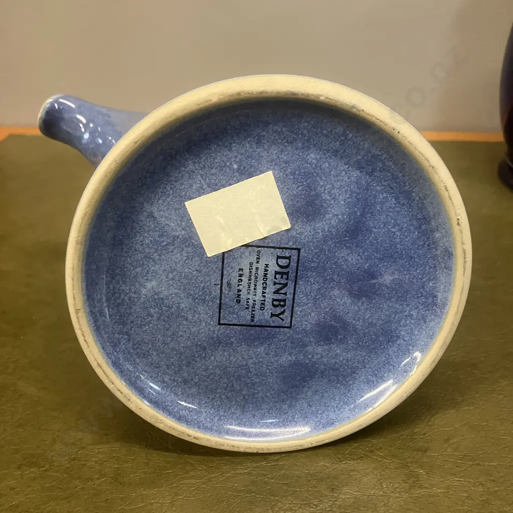 Denby Teapot & Lidded Denby Canister Image 1++