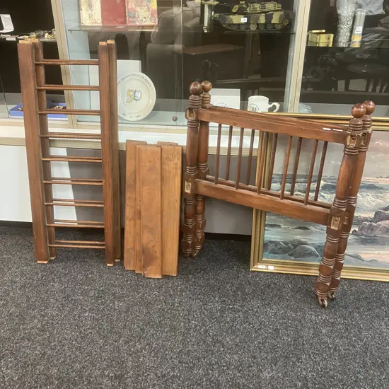 Vintage Wooden Cot