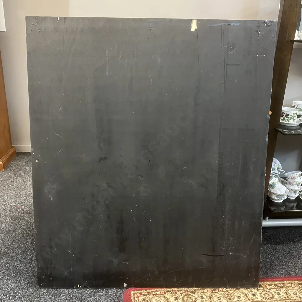 'The Heart' Gemma Lopes Original Artwork - Acrylic On Recycled Pallet Top. H113 W97 D1cm Image 1++