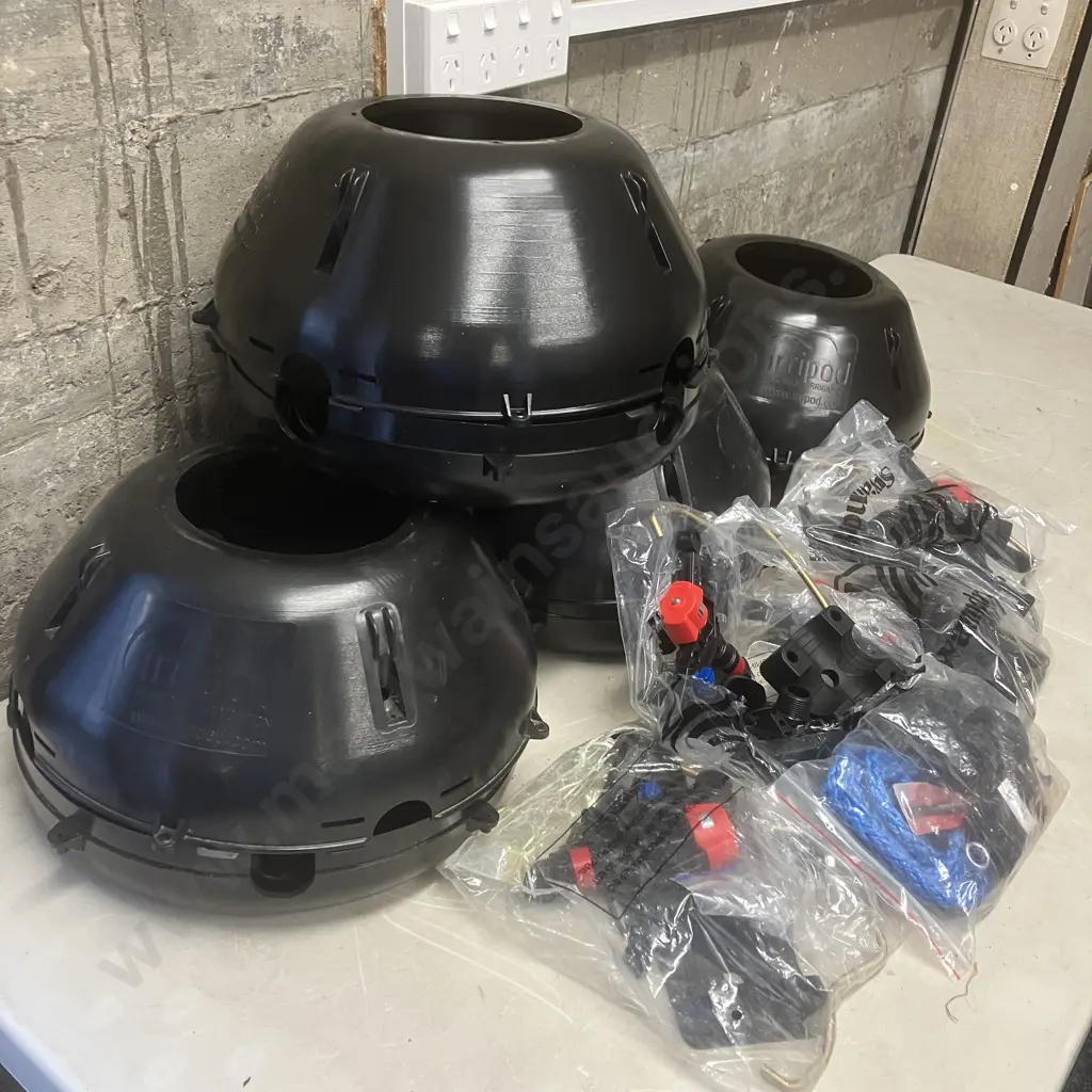 irripod Flexible Irrigation - 4 Pods, Sprinklers Etc Image 1++