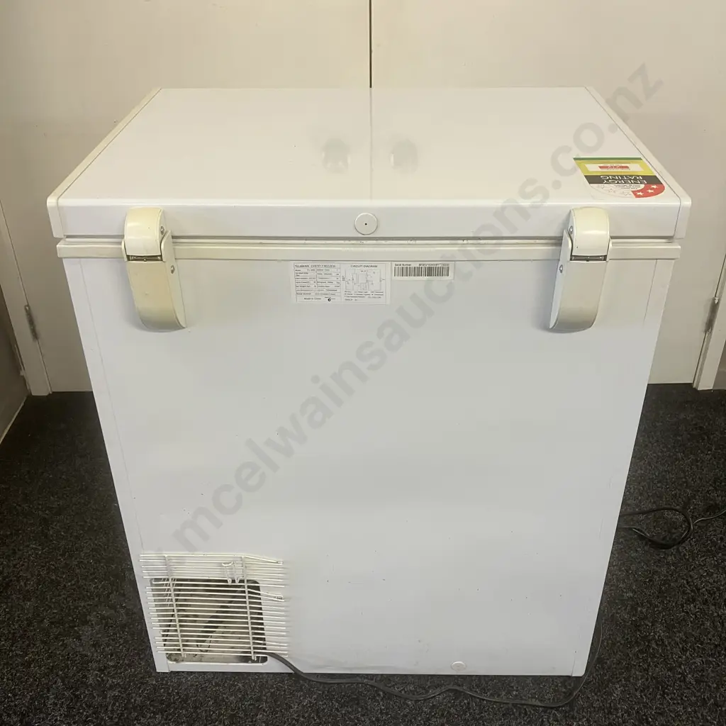 Telmann 148 Litre Chest Freezer Model TEL 148G Image 1++
