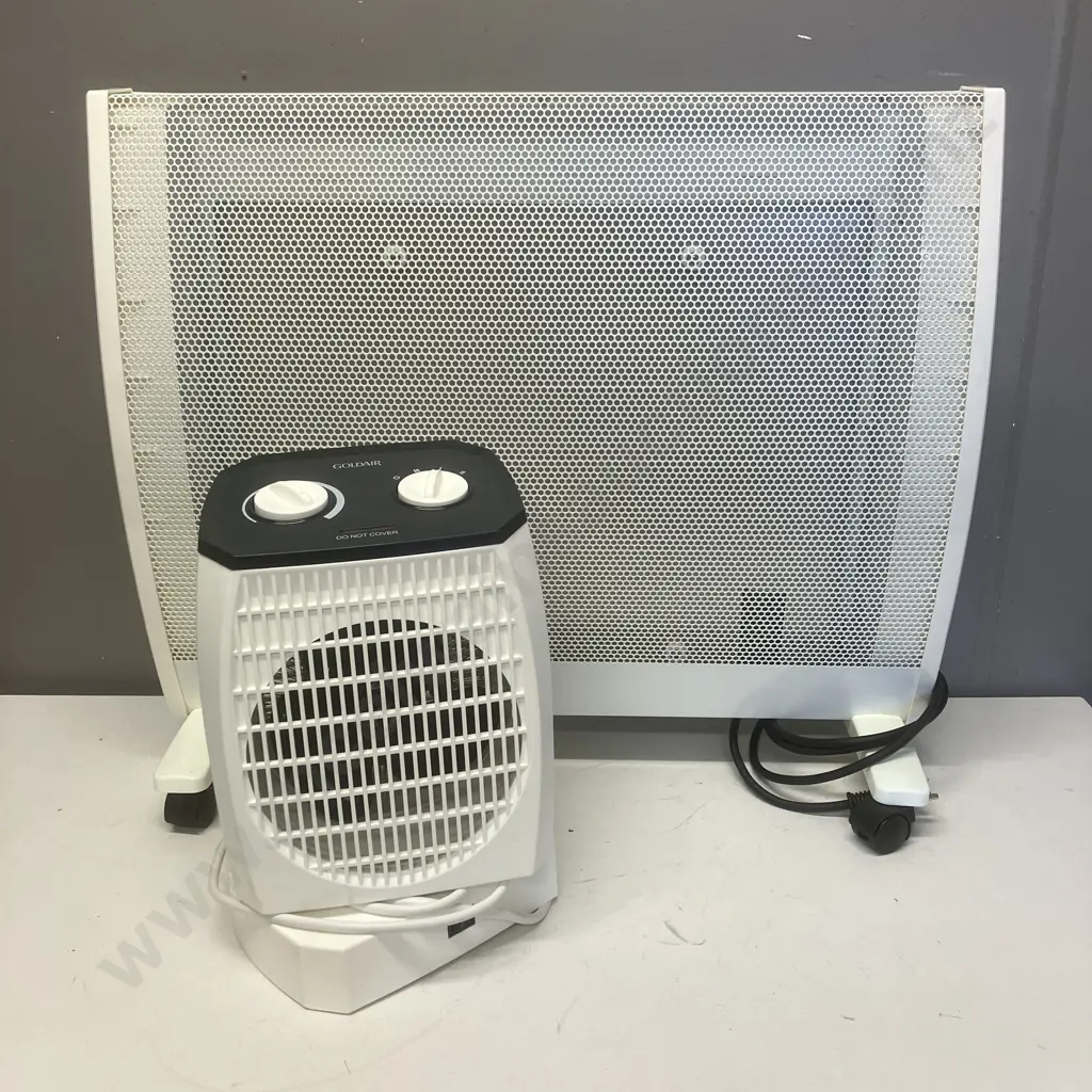 Kent Mica Panel Heater KPE216-144 & Goldair Heater FHO230 Image 1++