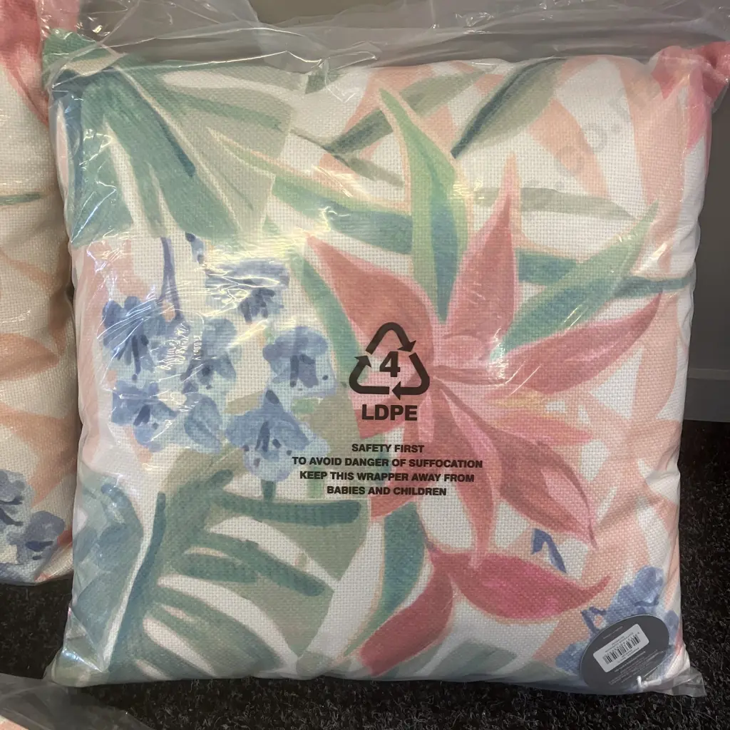 Three New Kas Paniera Multi Water Resistant Outdoor Cushions. 50 x 50 x 15cm Image 1++