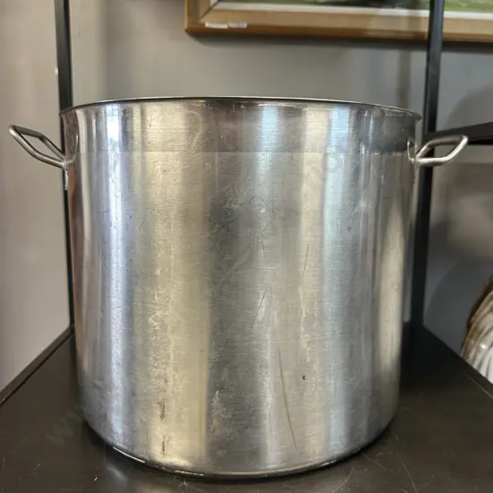 Large Stainless Steel Stock Pot 26x39cm, 