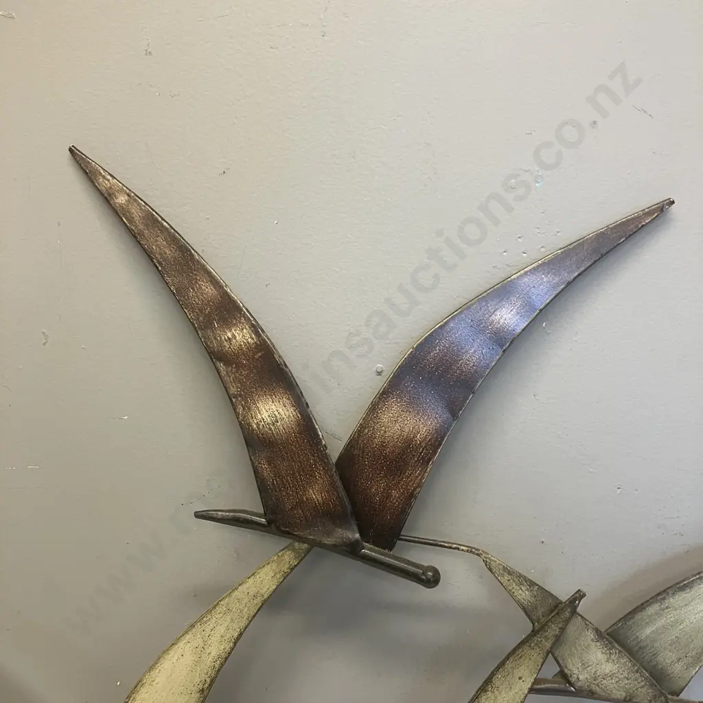 Metal Wall Art - Abstract Birds In Flight. 67 x 79.5cm Image 1++