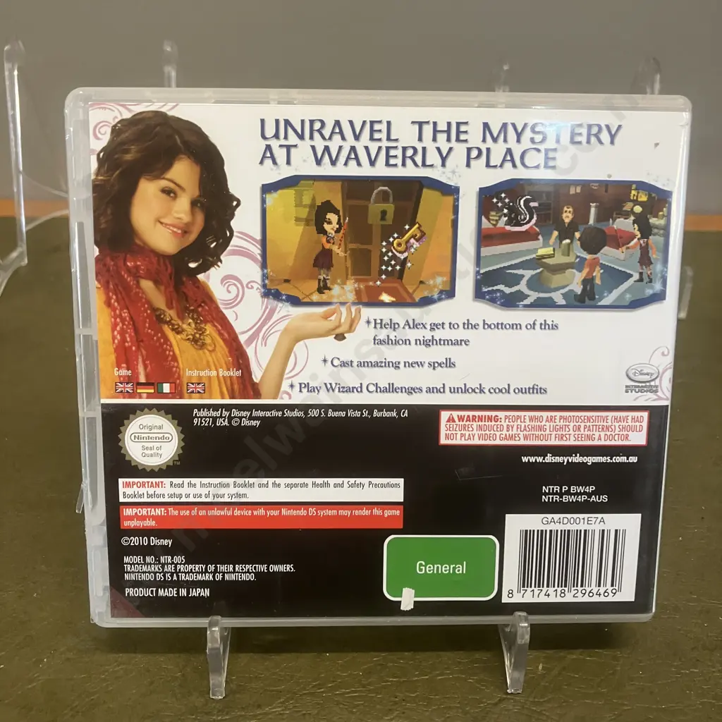 Nintendo DS Games - The Simpsons Game, Disney Wizards of Waverly Place & Spellbound - Complete Image 1++