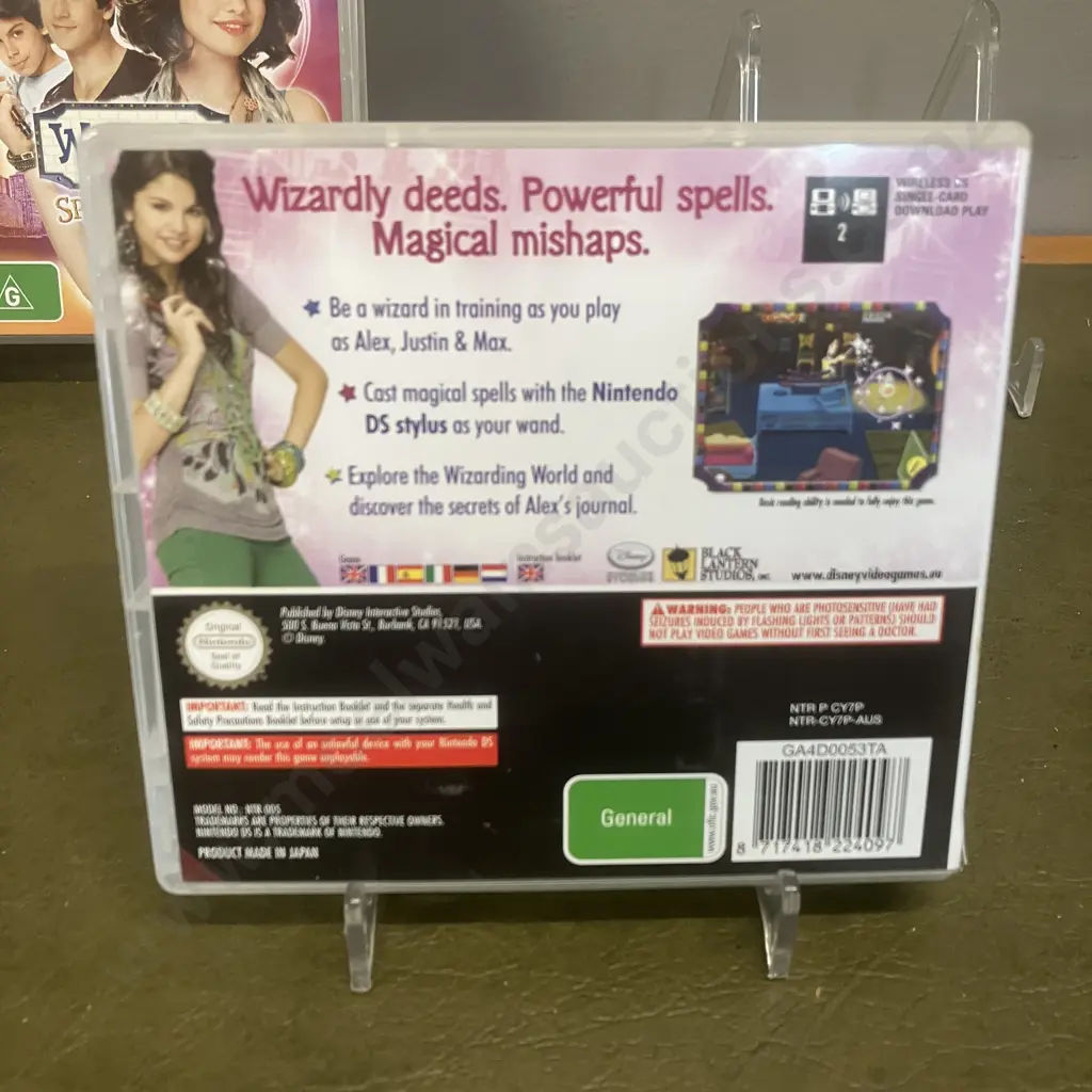 Nintendo DS Games - The Simpsons Game, Disney Wizards of Waverly Place & Spellbound - Complete Image 1++