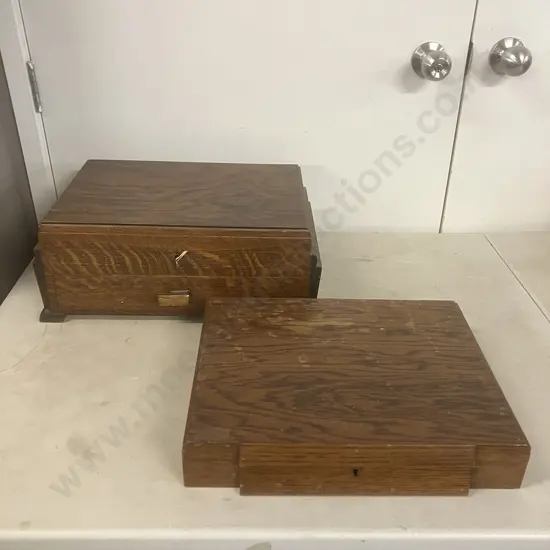 Wooden Canteen Cutlery Cases With Keys