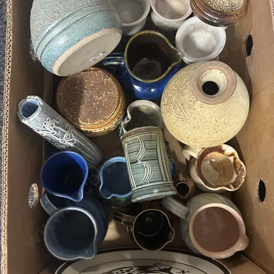 Selection of Vintage Pottery Items Including Jugs