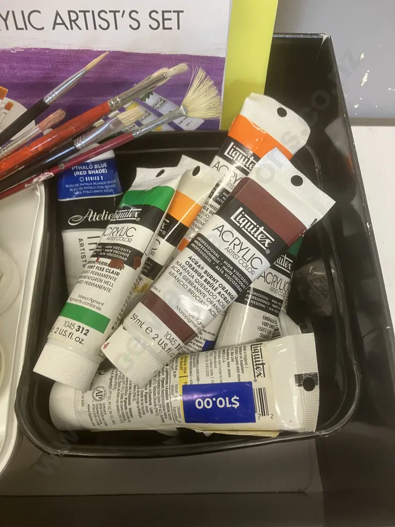 Assorted Art Supplies - Acrylic Image 1++