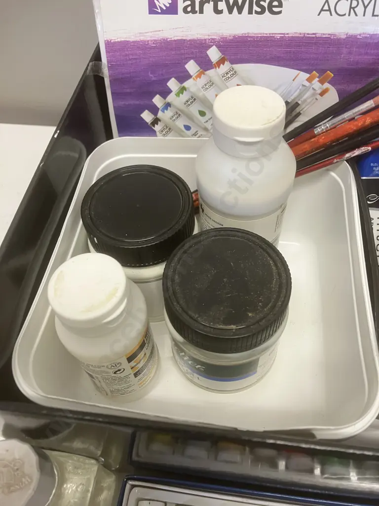 Assorted Art Supplies - Acrylic Image 1++