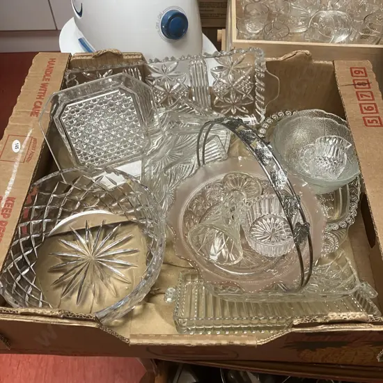 Selection of Crystal & Glassware Items