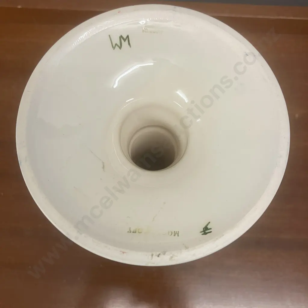 Moorcroft Pottery Wattle Pattern Candlestick. 20.5cm Image 1++