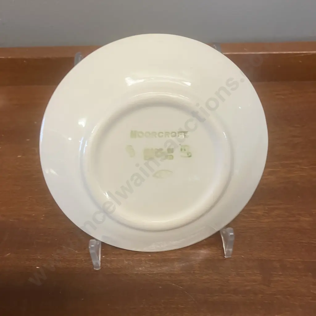 Moorcroft Magnolia Pattern Bud Vase & 12cm Bowl & Pin Dish (Bud Vase Signed by John Moorcroft) Image 1++