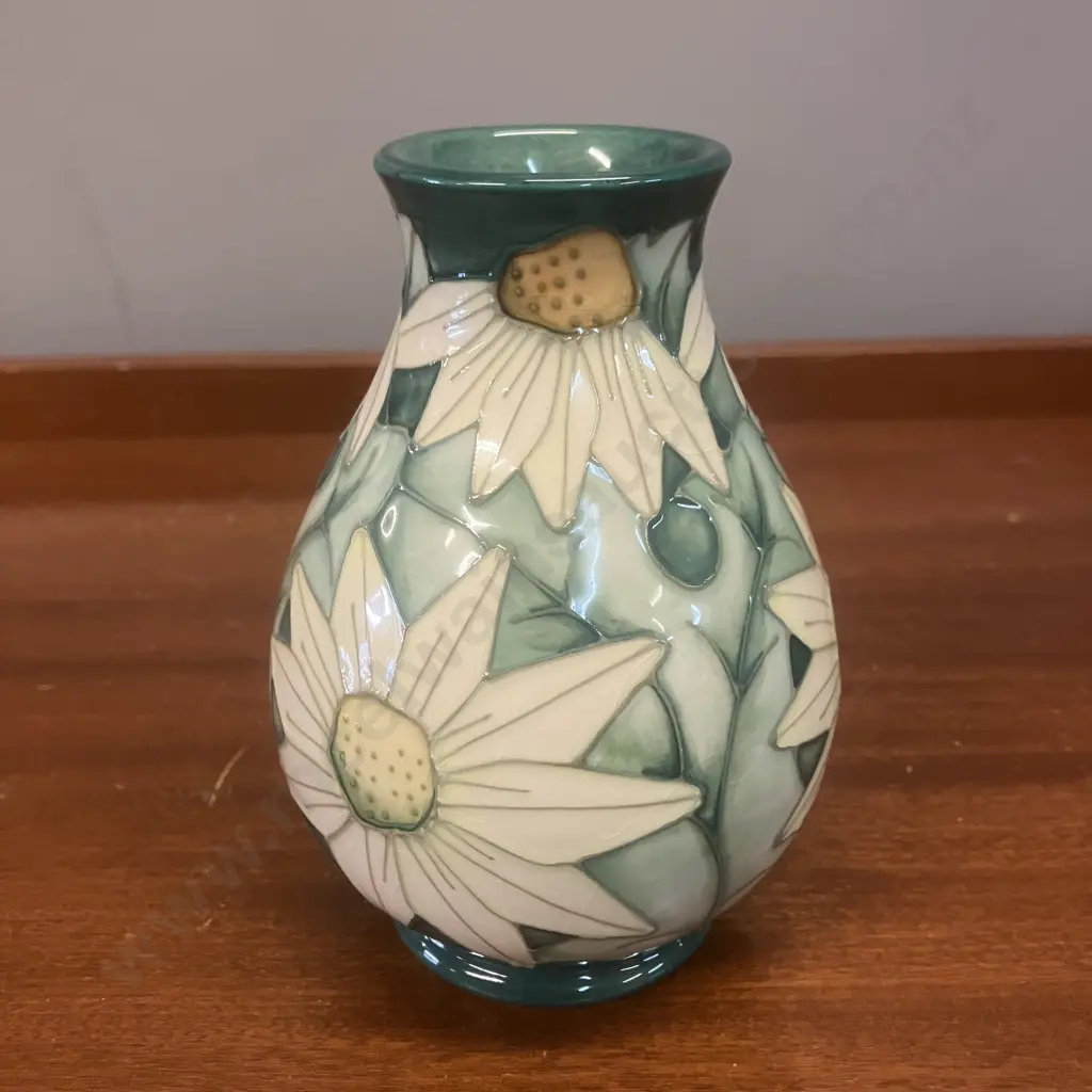 Moorcroft Pottery Summer Lawn Pattern Vase Signed By John Moorcroft 95. H14cm Image 1++