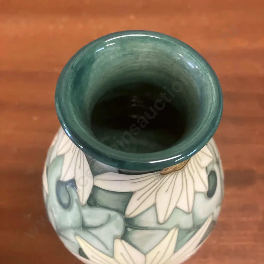 Moorcroft Pottery Summer Lawn Pattern Vase Signed By John Moorcroft 95. H14cm Image 1++