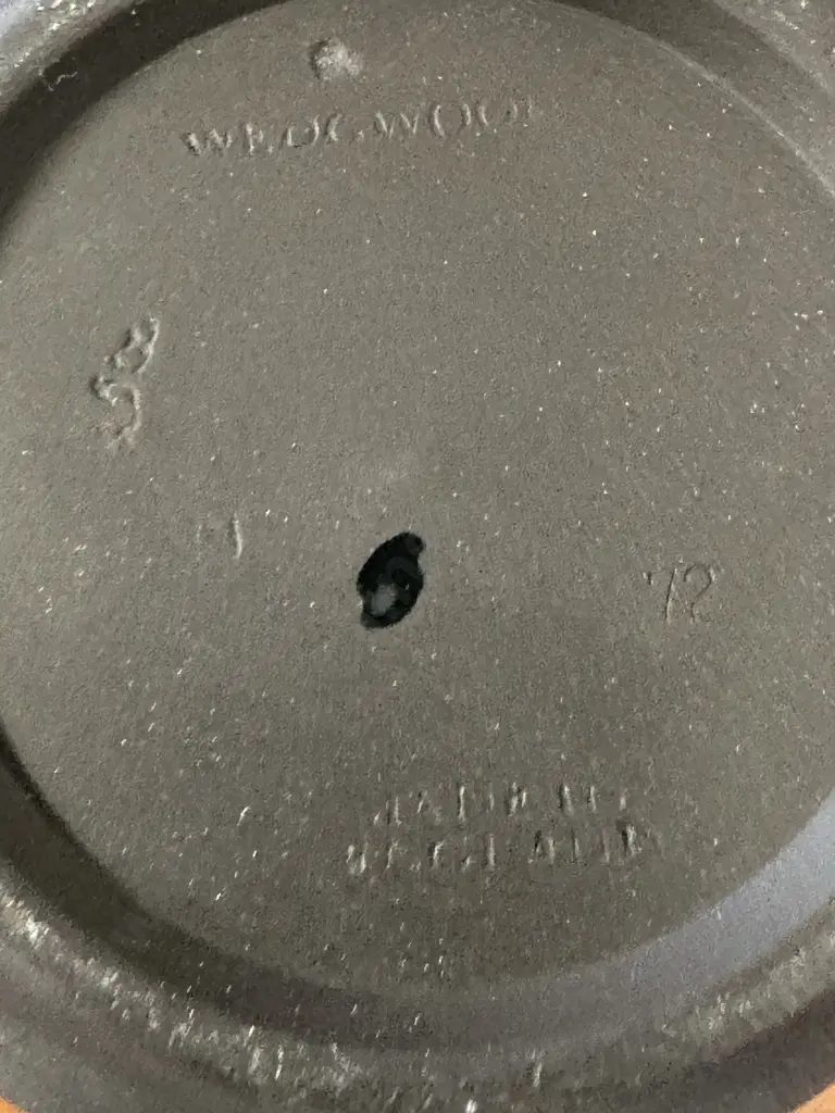 Wedgwood Black & White Jasperware Bud Vase H12cm. Image 1++