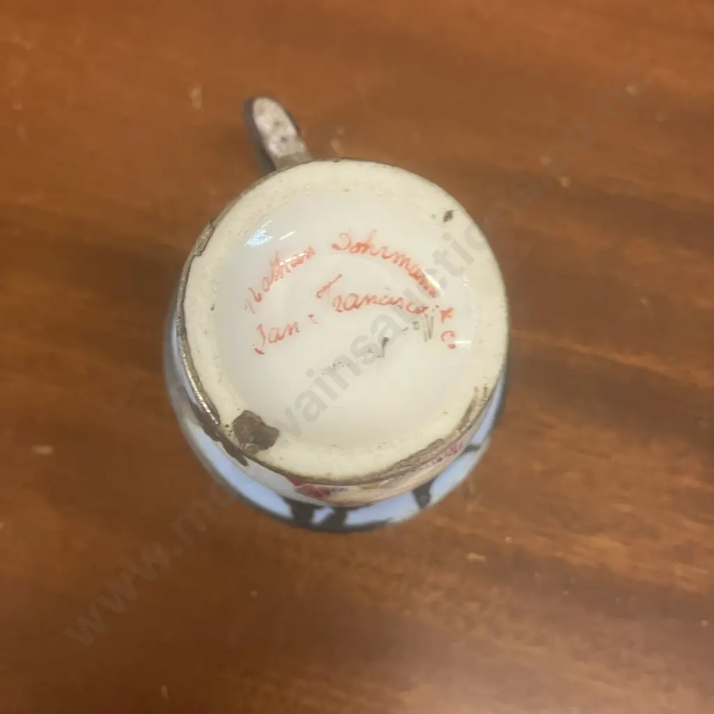 Rare Antique Nathan Dohrmann & Co. San Francisco Teacup With Saucer (Pre 1905?) Image 1++