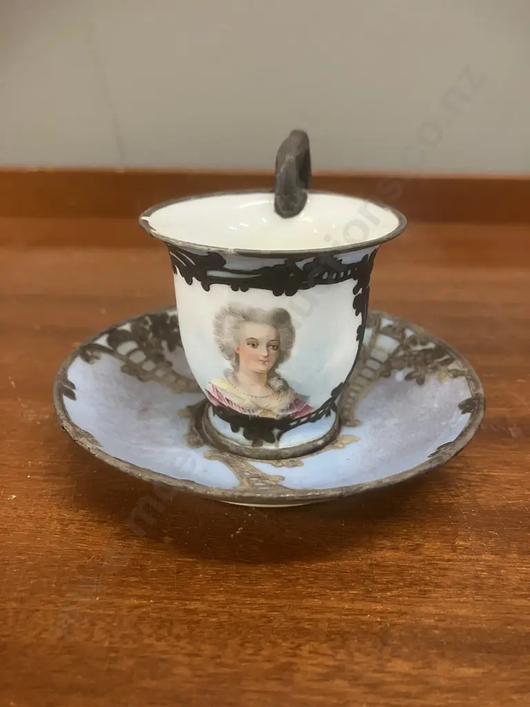 Rare Antique Nathan Dohrmann & Co. San Francisco Teacup With Saucer (Pre 1905?) Image 1++